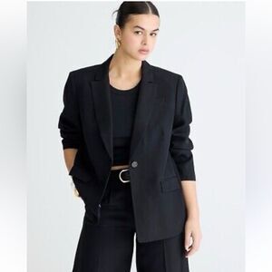 J Crew Blazer 16 Tuxedo Black Tie Holiday Party New Years Eve Celebration BX801
